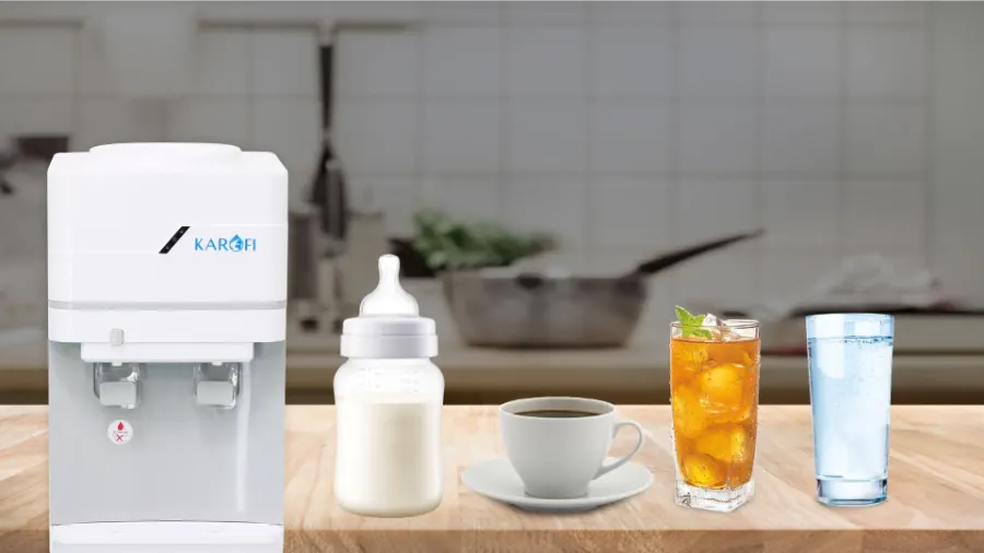 Cây nước nóng lạnh Karofi úp bình HC15 - hình ảnh thực tế 2