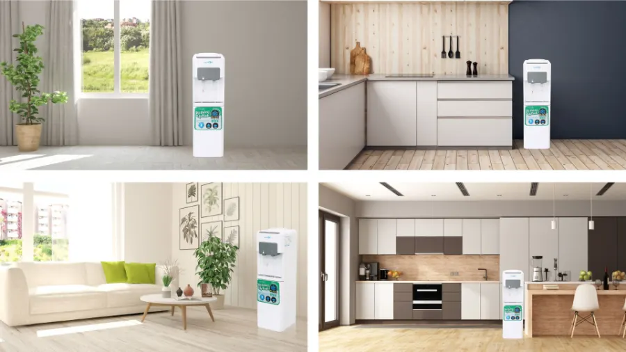 Cây nước nóng lạnh Karofi úp bình HC16 - hình ảnh thực tế 5