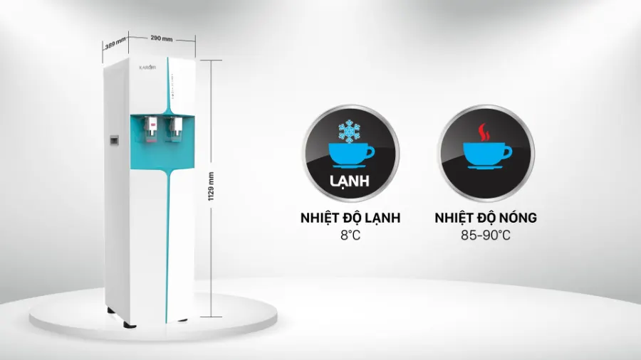Tính năng - Máy lọc nước nóng lạnh Karofi HCV362