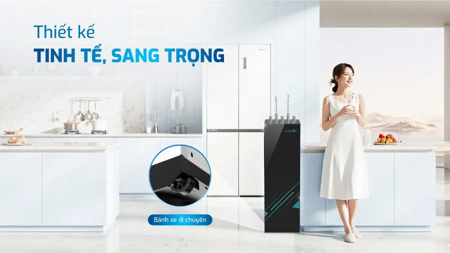 Thiết kế tinh tế sang trọng - Máy lọc nước nóng lạnh Karofi KAD-GA69
