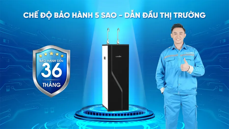 Bảo hành 36 tháng - sẵn sàng linh hoạt - Máy lọc nước Karofi KAB-L80