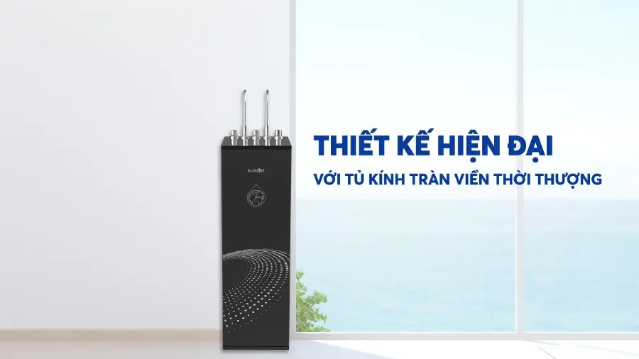Thiết kế tinh tế - Nâng tầm không gian - Máy lọc nước nóng lạnh Karofi KAD-X60