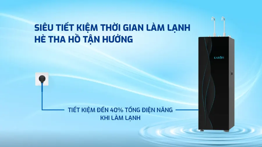 Máy lọc nước nóng lạnh Karofi KAD-X68 - hình ảnh thực tế 1