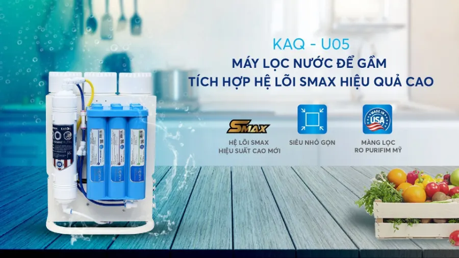Máy lọc nước Karofi KAQ-U05 - hình ảnh thực tế 1
