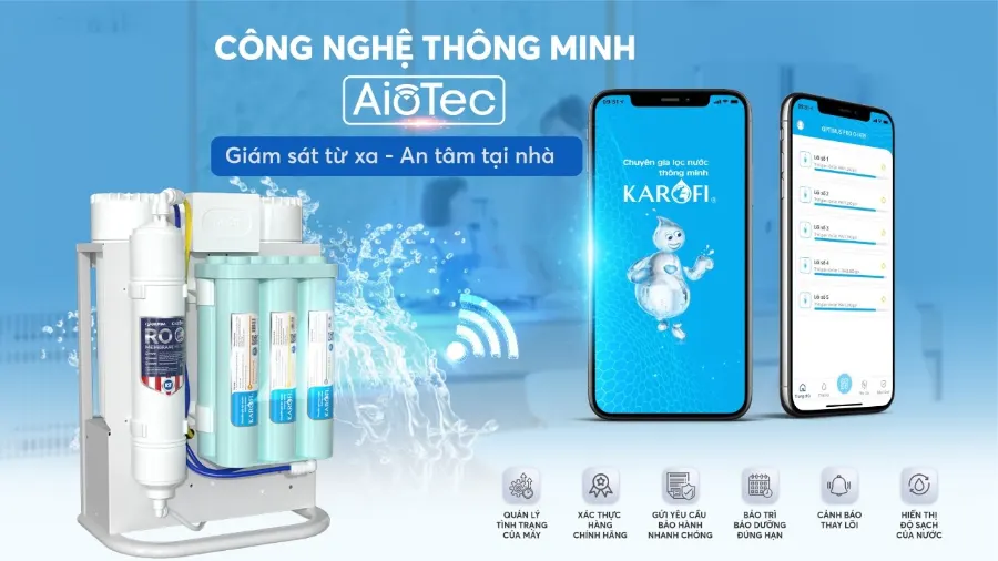 Máy lọc nước Karofi KAQ-U96 - hình ảnh thực tế 3