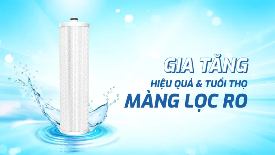 Gia tăng tuổi thọ màng lọc RO - Lõi lọc thô Karofi Smax Pro V3