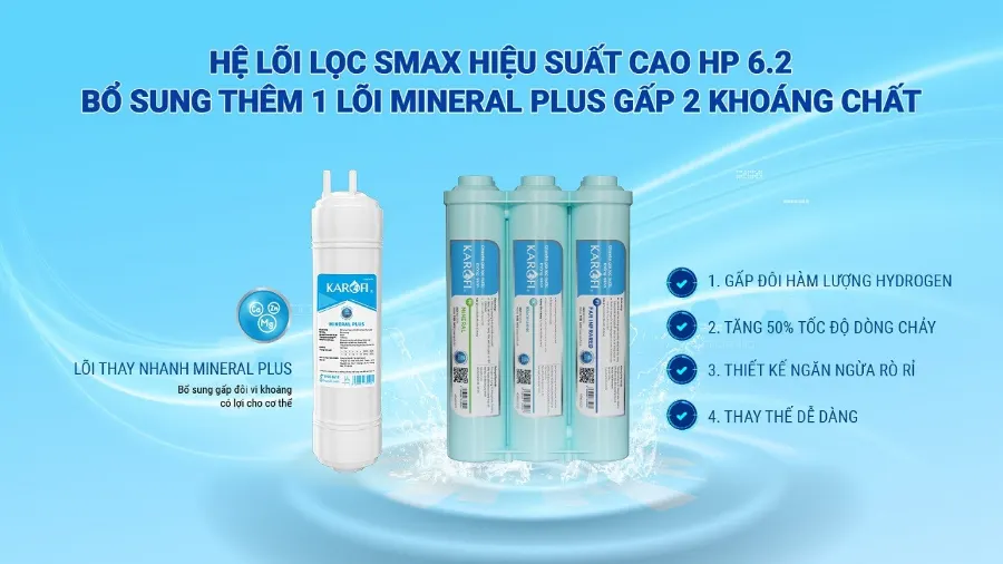 Máy lọc nước nóng lạnh Karofi KAD-X68 - hình ảnh thực tế 4