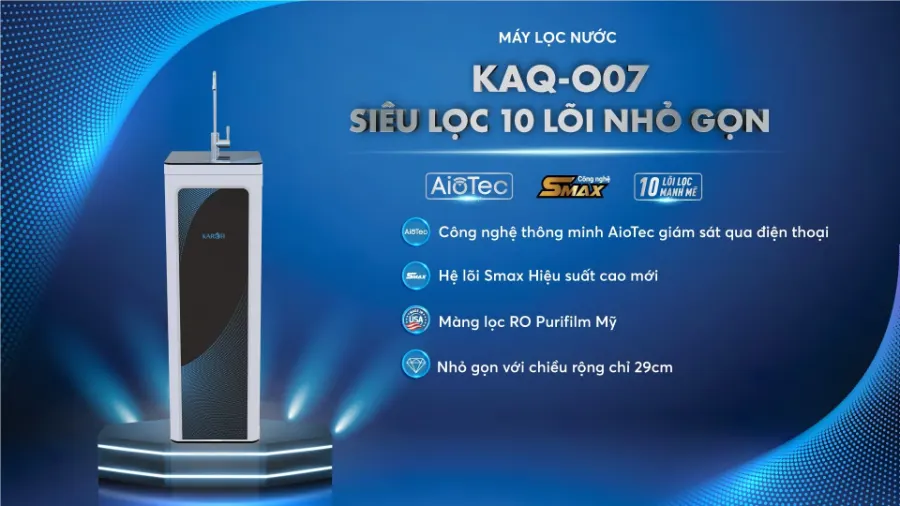 Máy lọc nước Karofi KAQ-O07 - hình ảnh thực tế 1