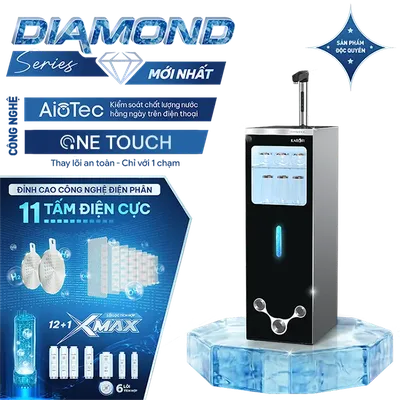 Máy lọc nước nóng lạnh Hydro-ion kiềm Karofi DIAMOND SA66