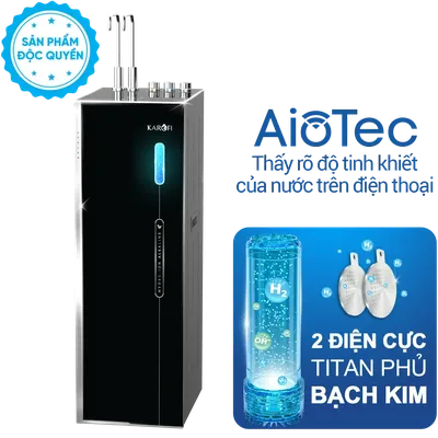 Máy lọc nước nóng lạnh Hydro-ion kiềm Karofi KAE-HKT68