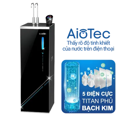 Máy lọc nước nóng lạnh Hydro-ion kiềm Karofi KAE-S695