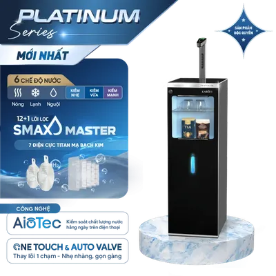 Máy lọc nước nóng lạnh Hydro-ion kiềm Karofi PLATINUM SA5