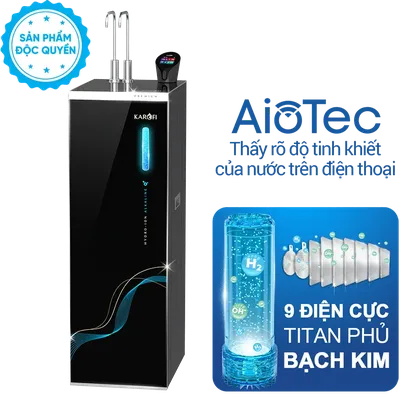Máy lọc nước nóng lạnh Hydro-ion kiềm Karofi SA9 PREMIUM