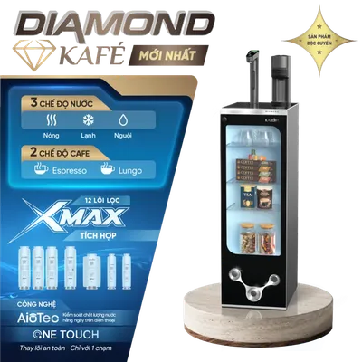 Máy lọc nước nóng lạnh Karofi DIAMOND KAFÉ T38